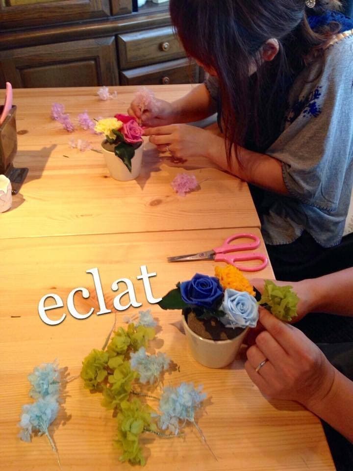 体験レッスンではミニアレンジを制作