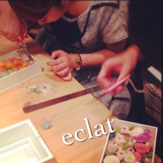 本レッスンではそれぞれ違うお色をイメージして制作されました